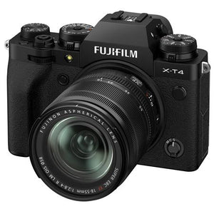 Fujifilm X-T4 Mirrorless Digital Camera with XF 18-55mm f/2.8-4 R LM OIS Lens, Black