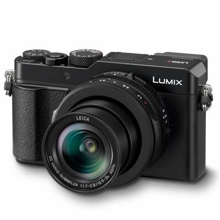 Panasonic Lumix DC-LX100 II Digital Point & Shoot Camera with 24-75mm LEICA DC Lens, Black